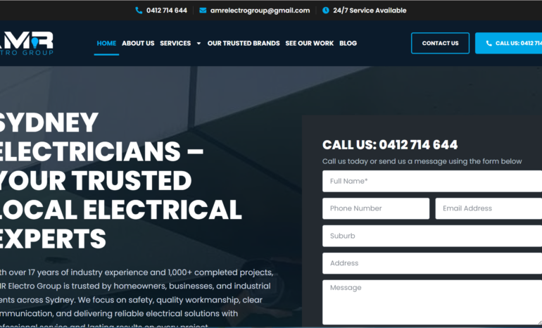 AMR Electro Group-amrelectrogroup.com.au
